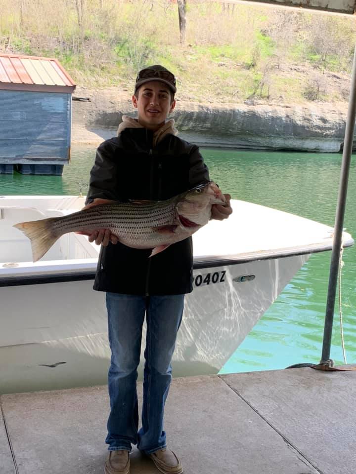 Guaranteed Guide Service Kid Striper & White Bass Fishing Lake Whitney Texas