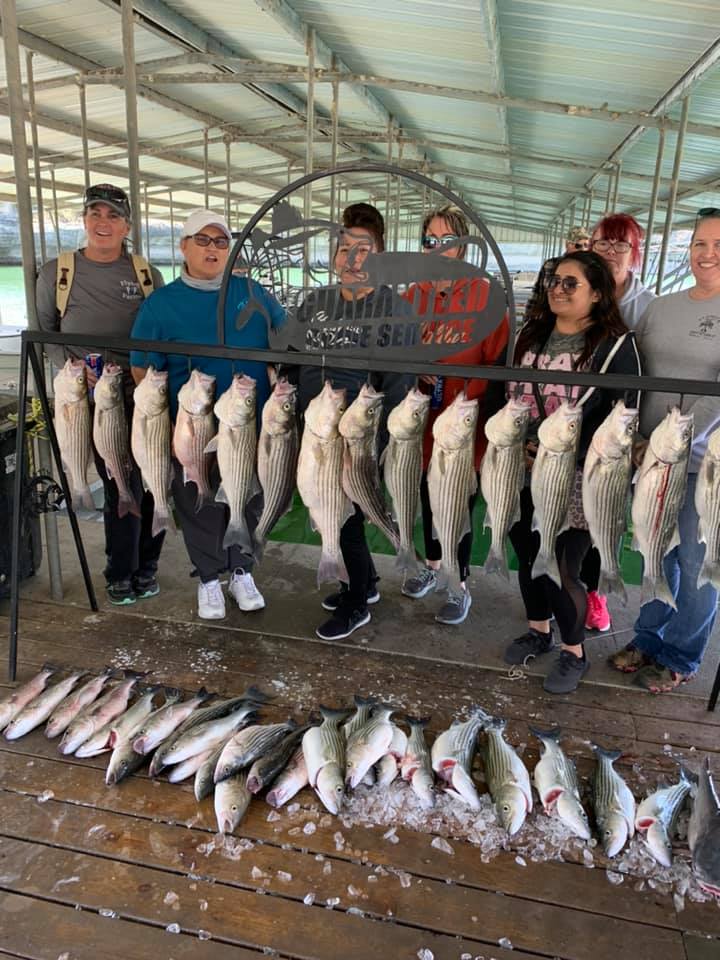 Guaranteed Guide Service Group Fishing Trip Lake Whitney
