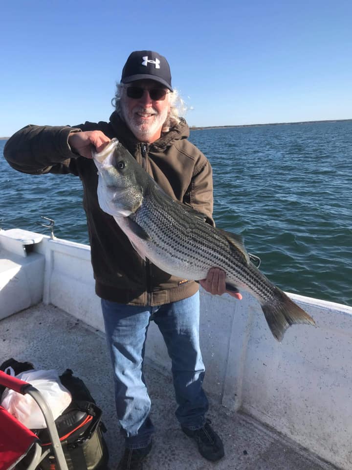 Guaranteed Guide Service Striper Fishing Excursion Whitney, Texas
