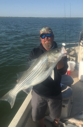 Guaranteed Guide Service Striper Fishing Lake Whitney & Richland Chambers Lake Captain Cory Vinson